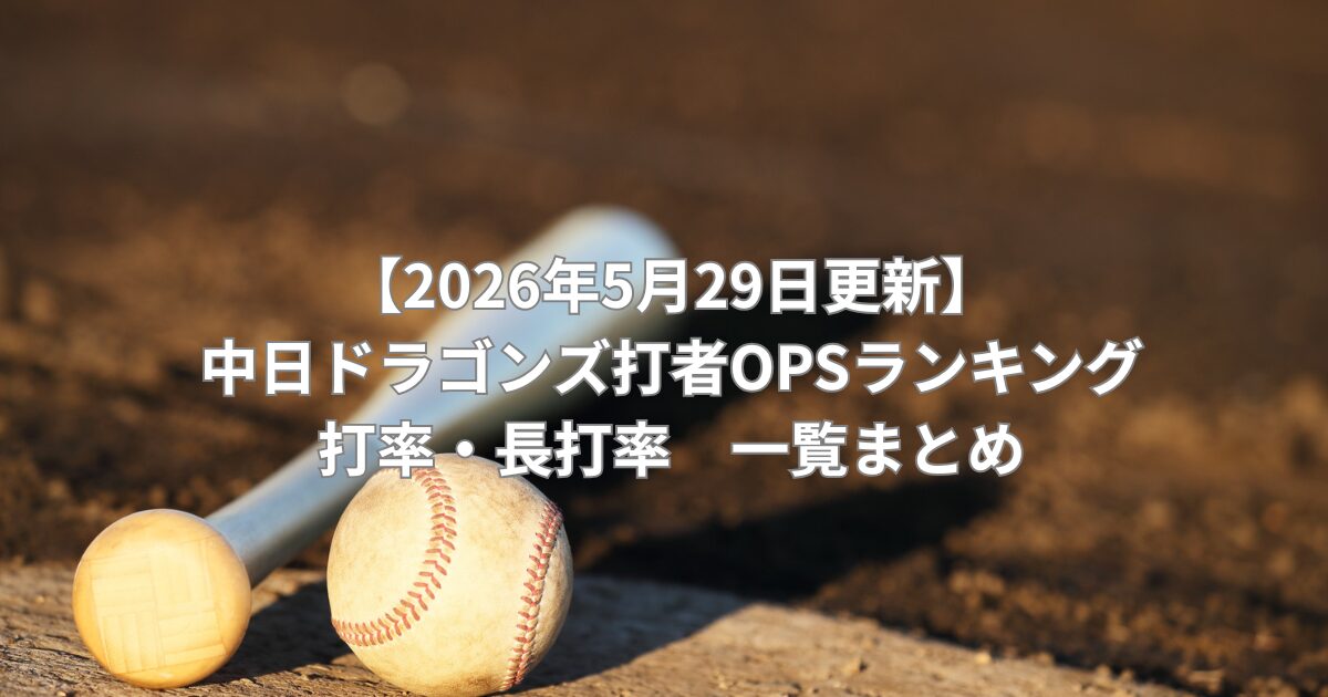OPSランキング
